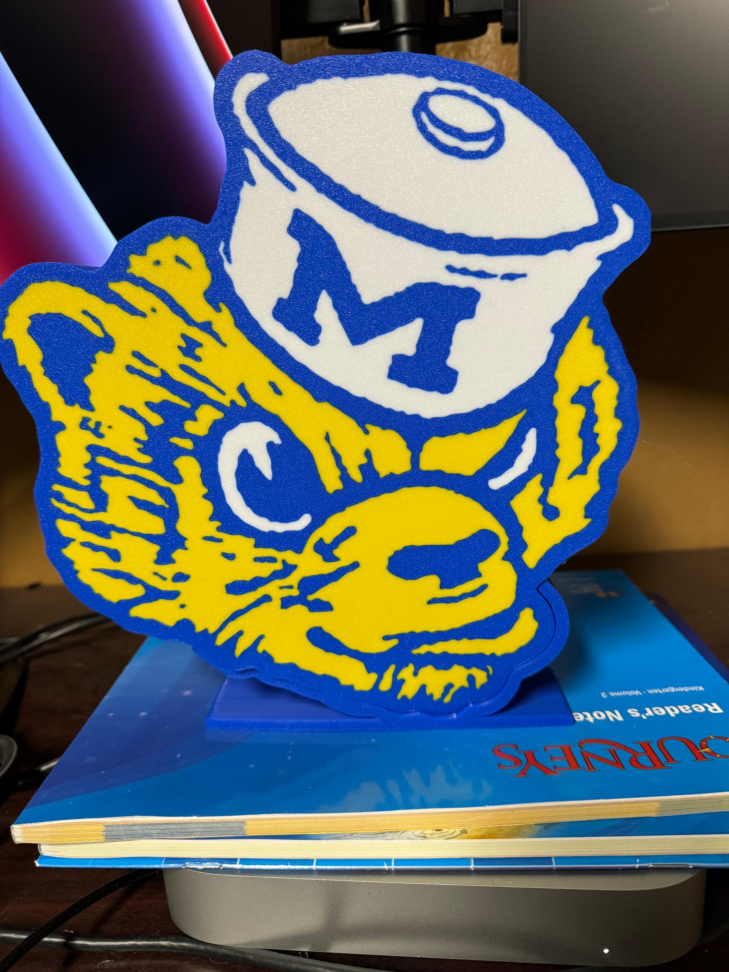 Michigan Mascot Lightbox