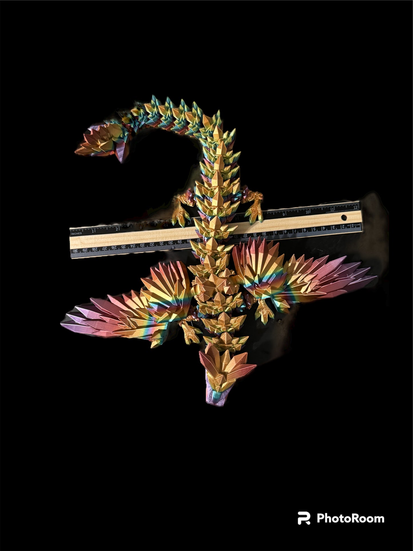 Winged Flexible Fidget Dragon