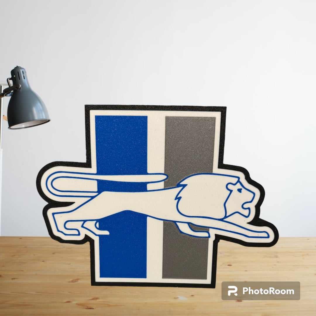 Old School Lions Logo Lightbox