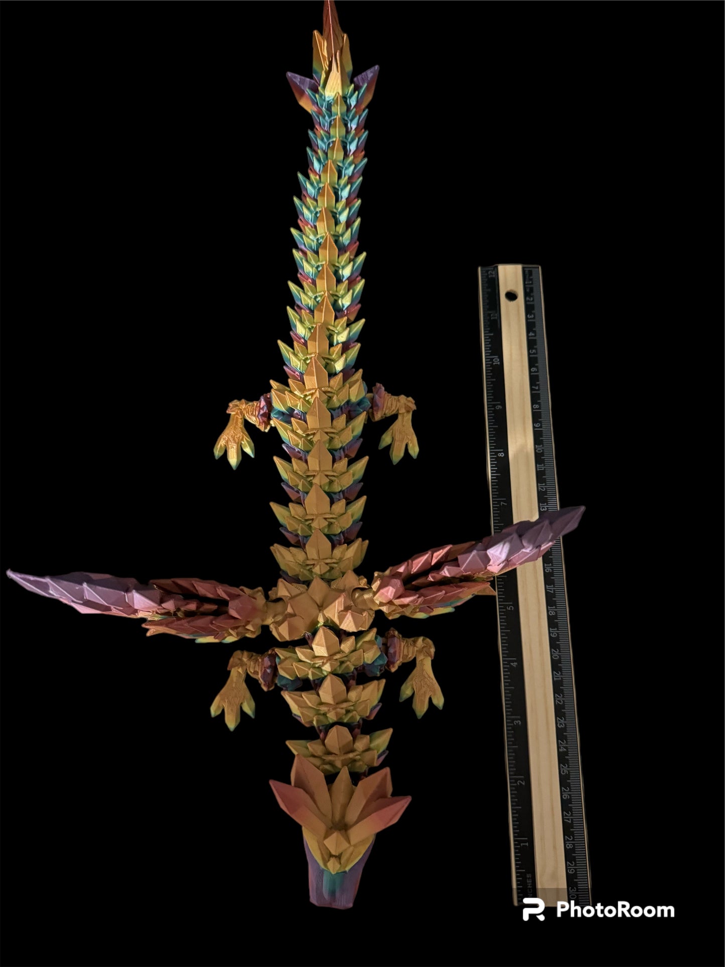 Winged Flexible Fidget Dragon