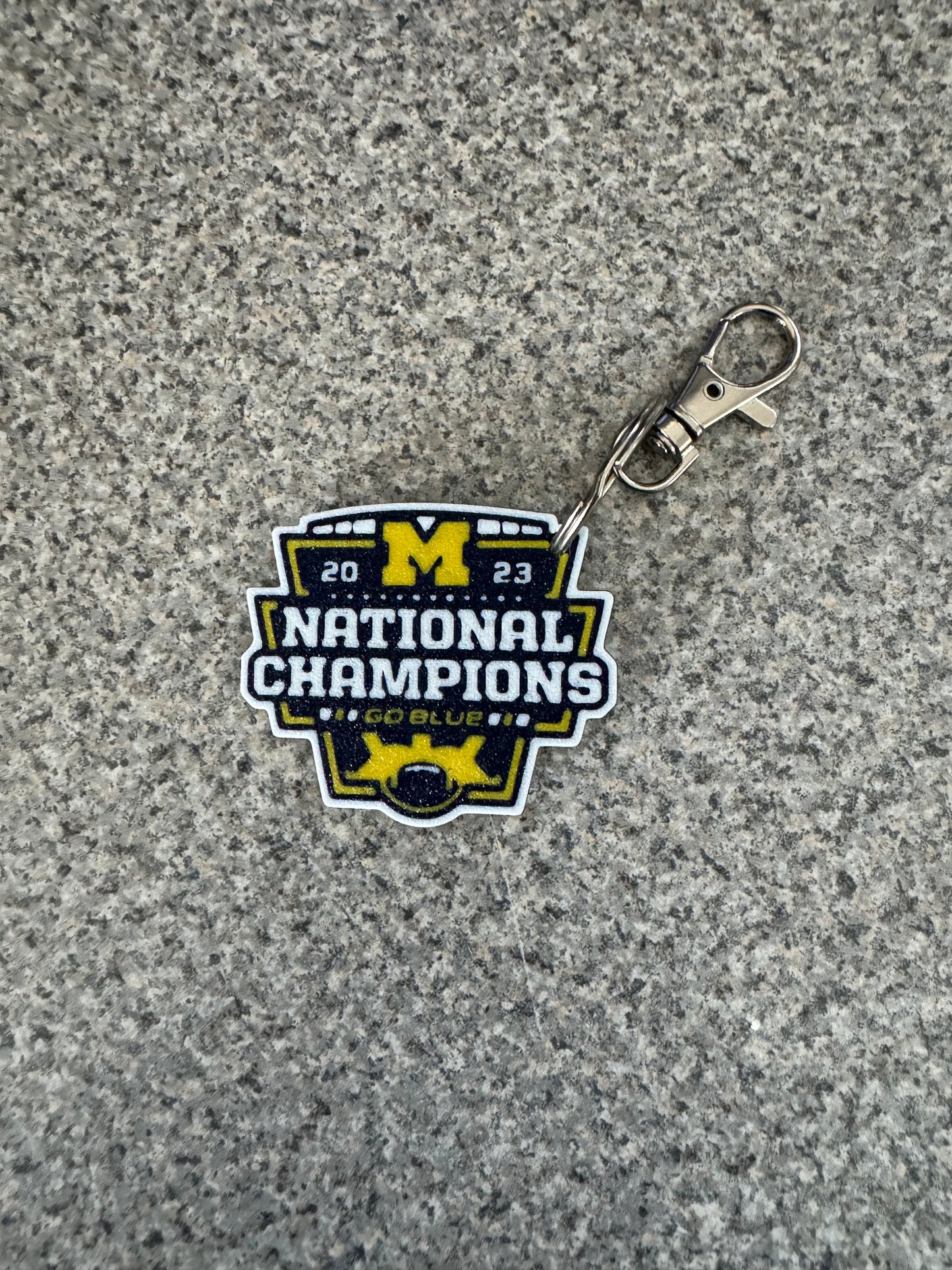 Michigan Championship Keychain
