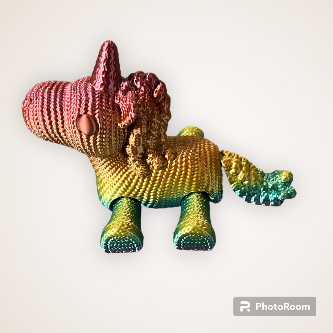 Crochet Rainbow Unicorn 