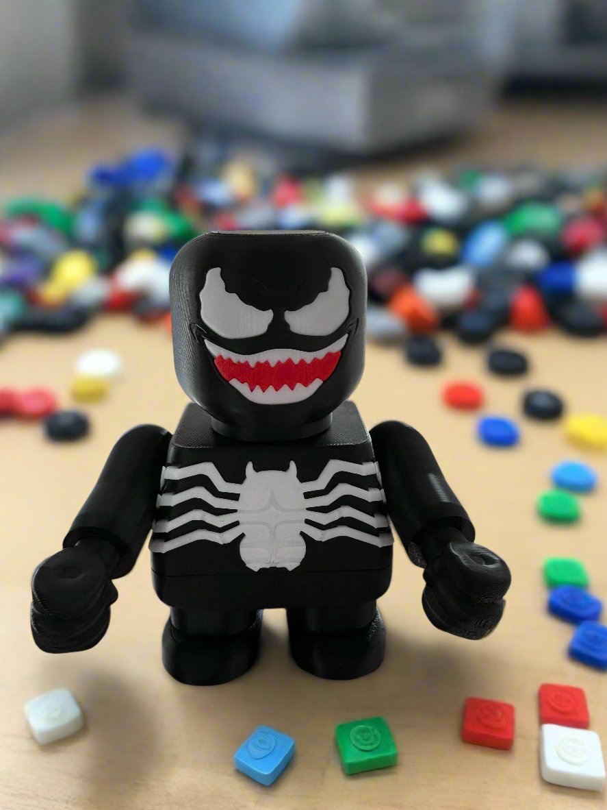 Chunky Venom Brick Style (6.5" Tall)