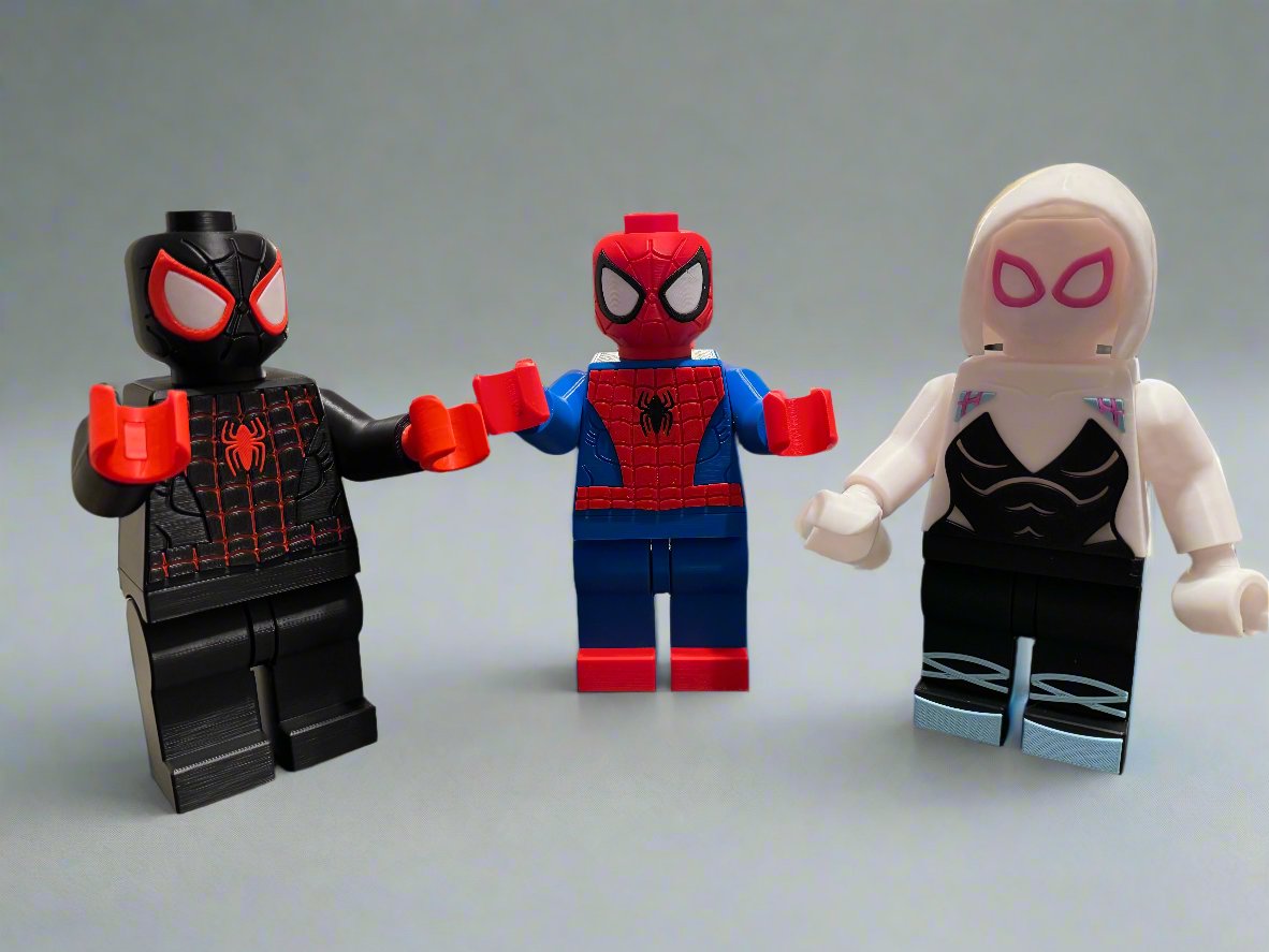 Big Brick Miles Morales (Spin) (9" Tall)