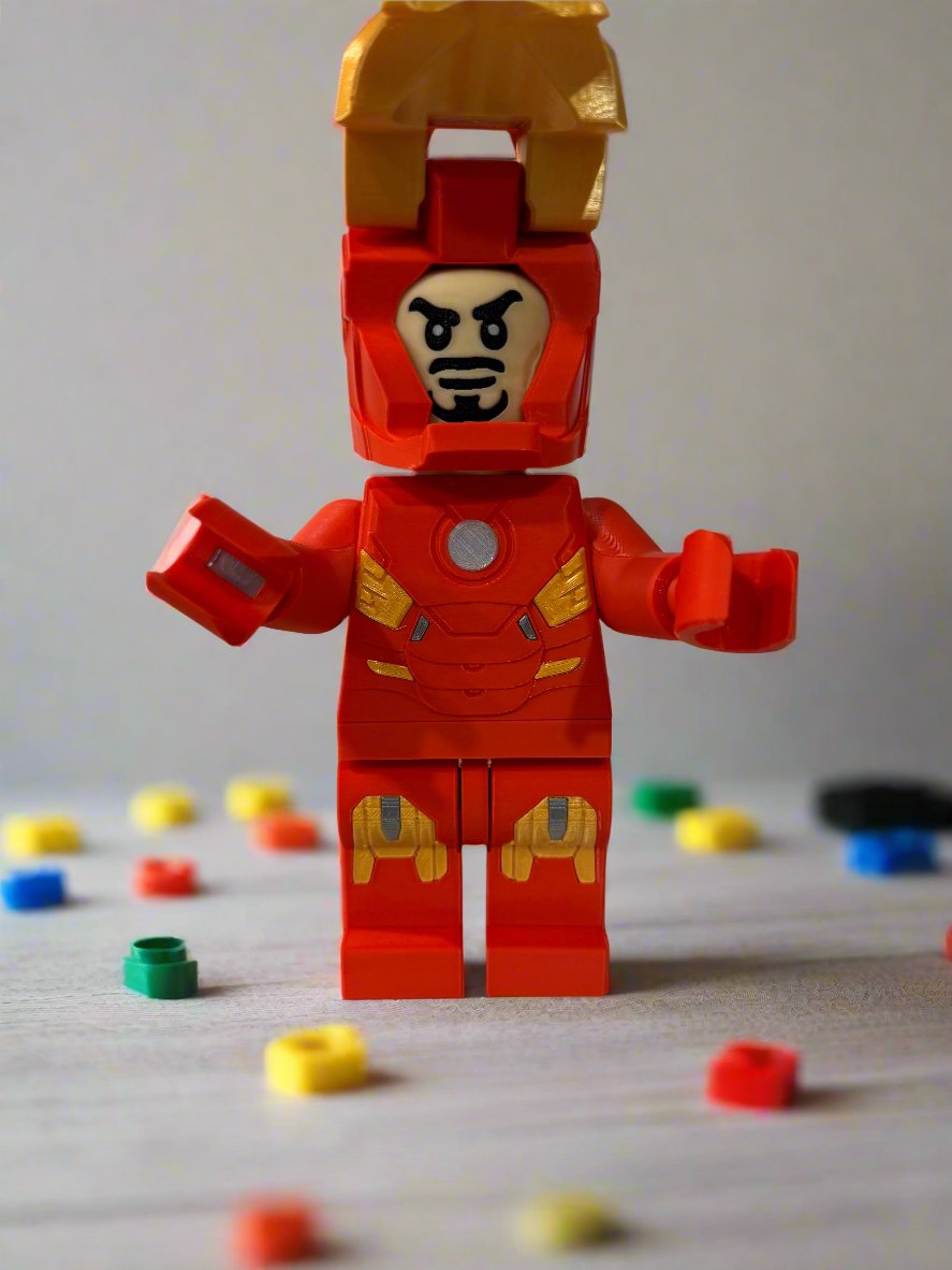 Big Brick Iron Man (9" tall)
