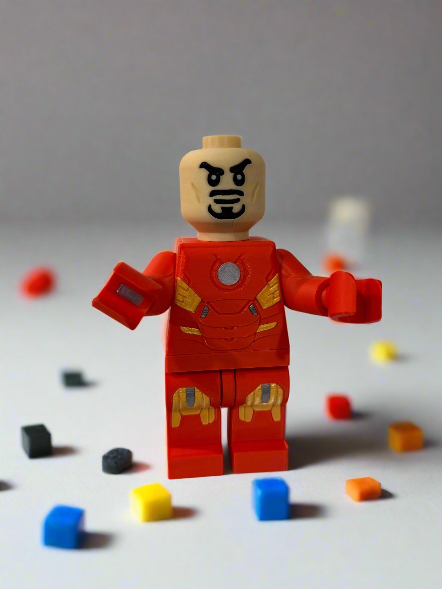 Big Brick Iron Man (9" tall)