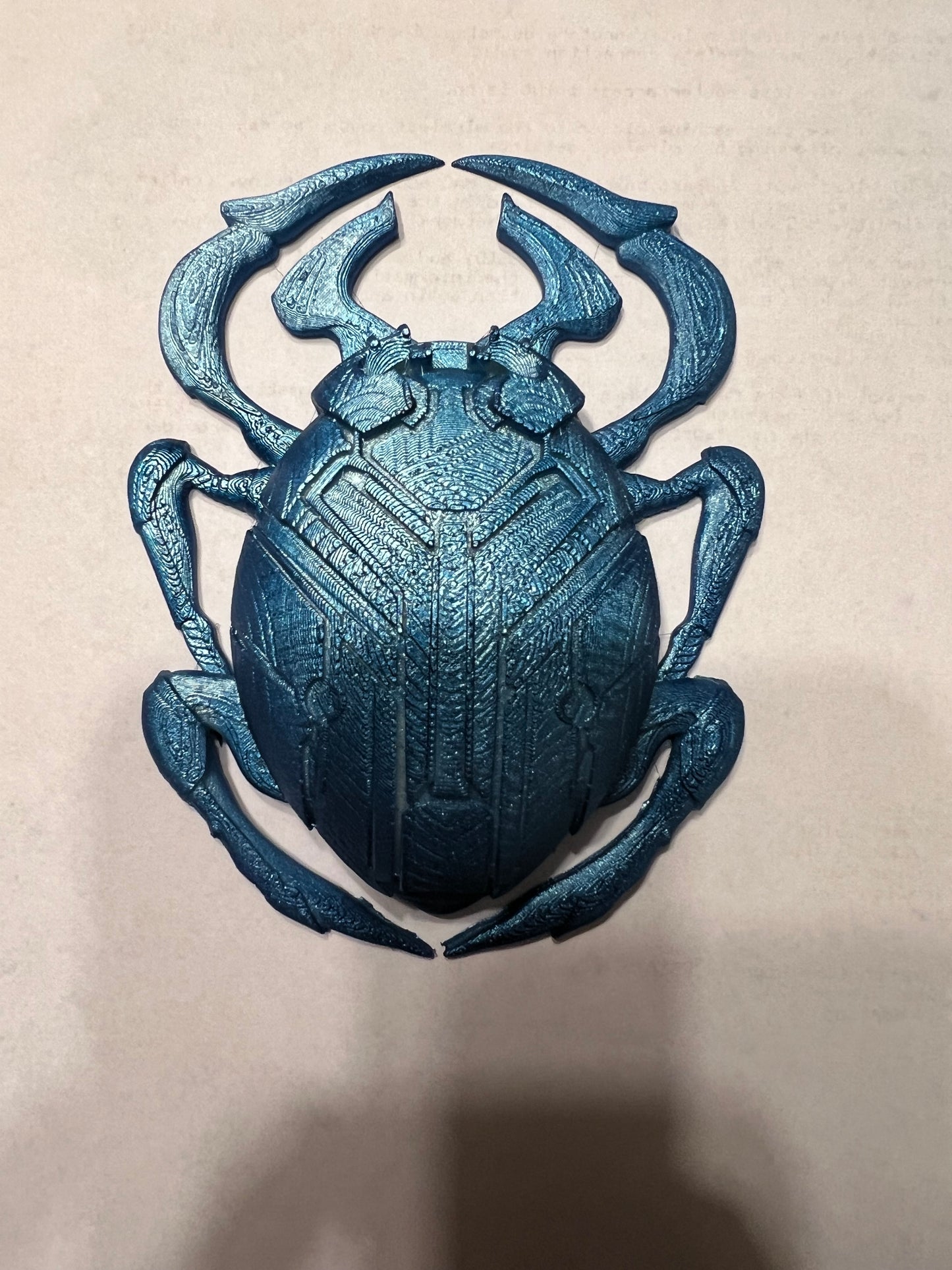 Blue Beetle Scarab