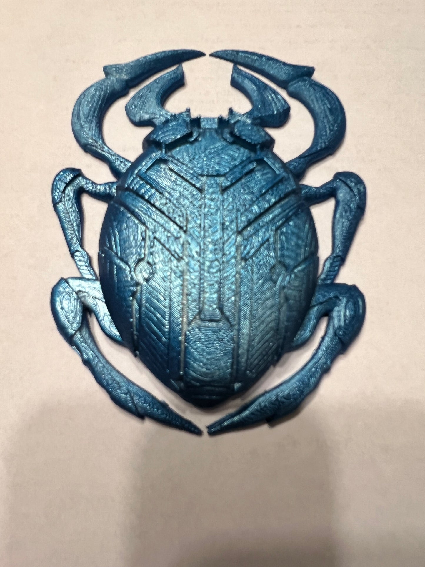 Blue Beetle Scarab