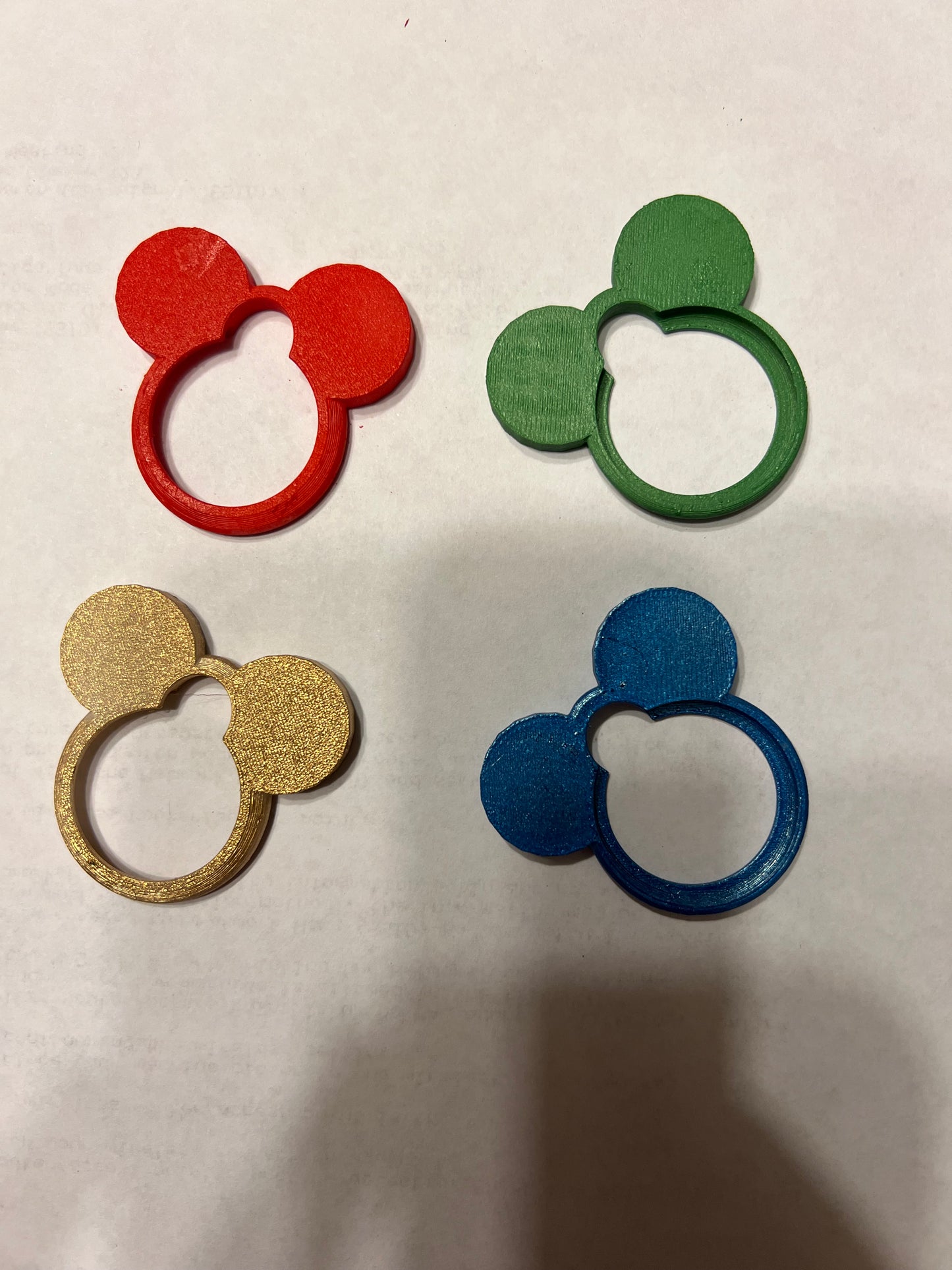 Mouse Ears AirTag Key Chain