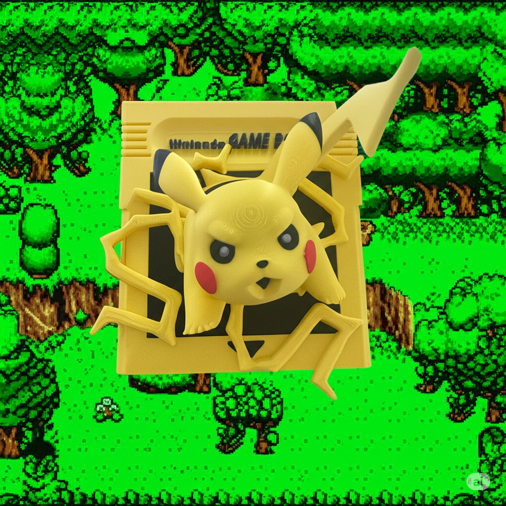 Pikachu Popping Out Pokémon Yellow