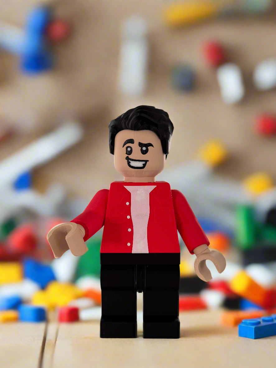 Brick Style Joey – Friends-Inspired Custom Figure