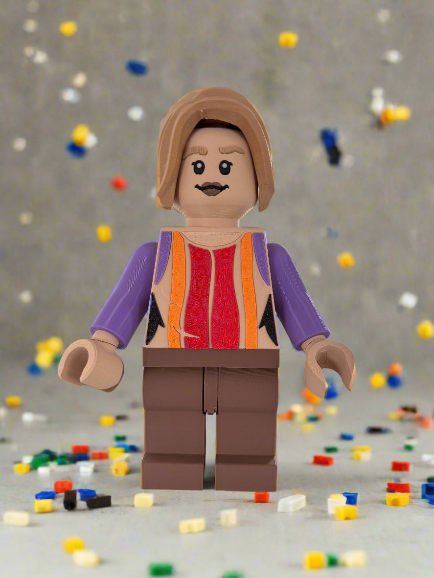 Brick Style Phoebe – Friends-Inspired Custom Figure