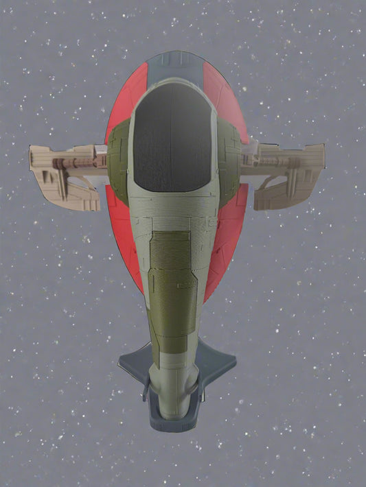 3D Printed Slave 1 with Display Stand – 10-Inch Star Wars-Inspired Collectible